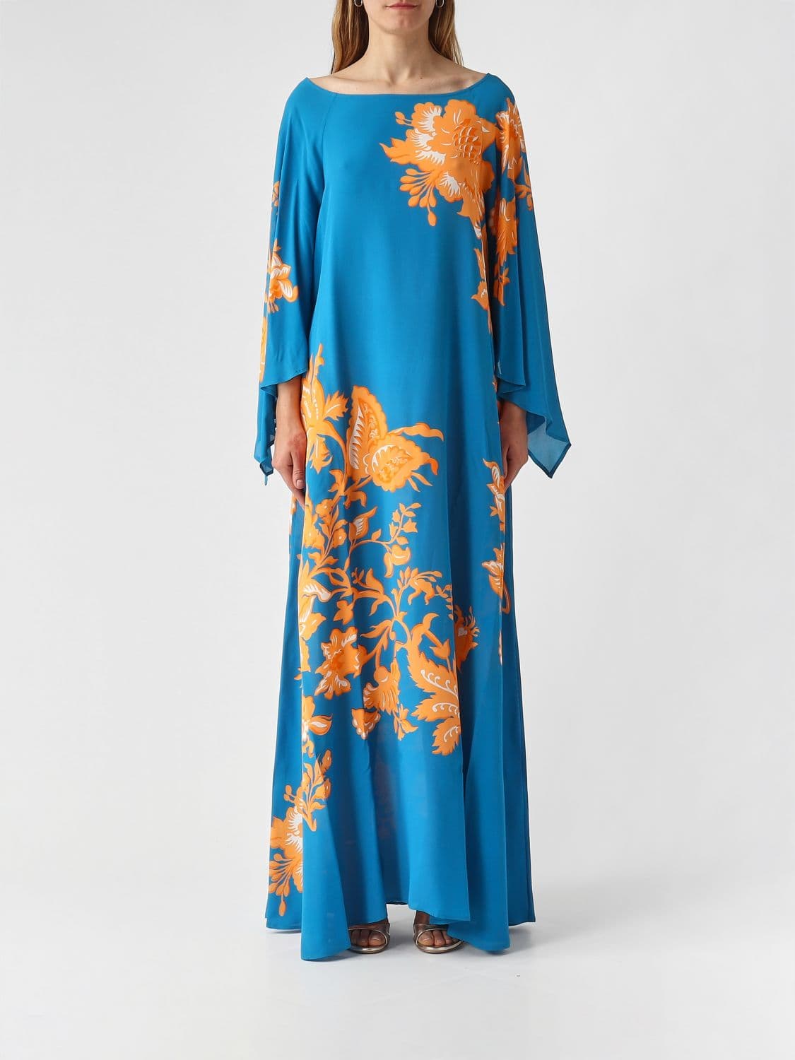 Etro Printed Viscose Long Dress · 42