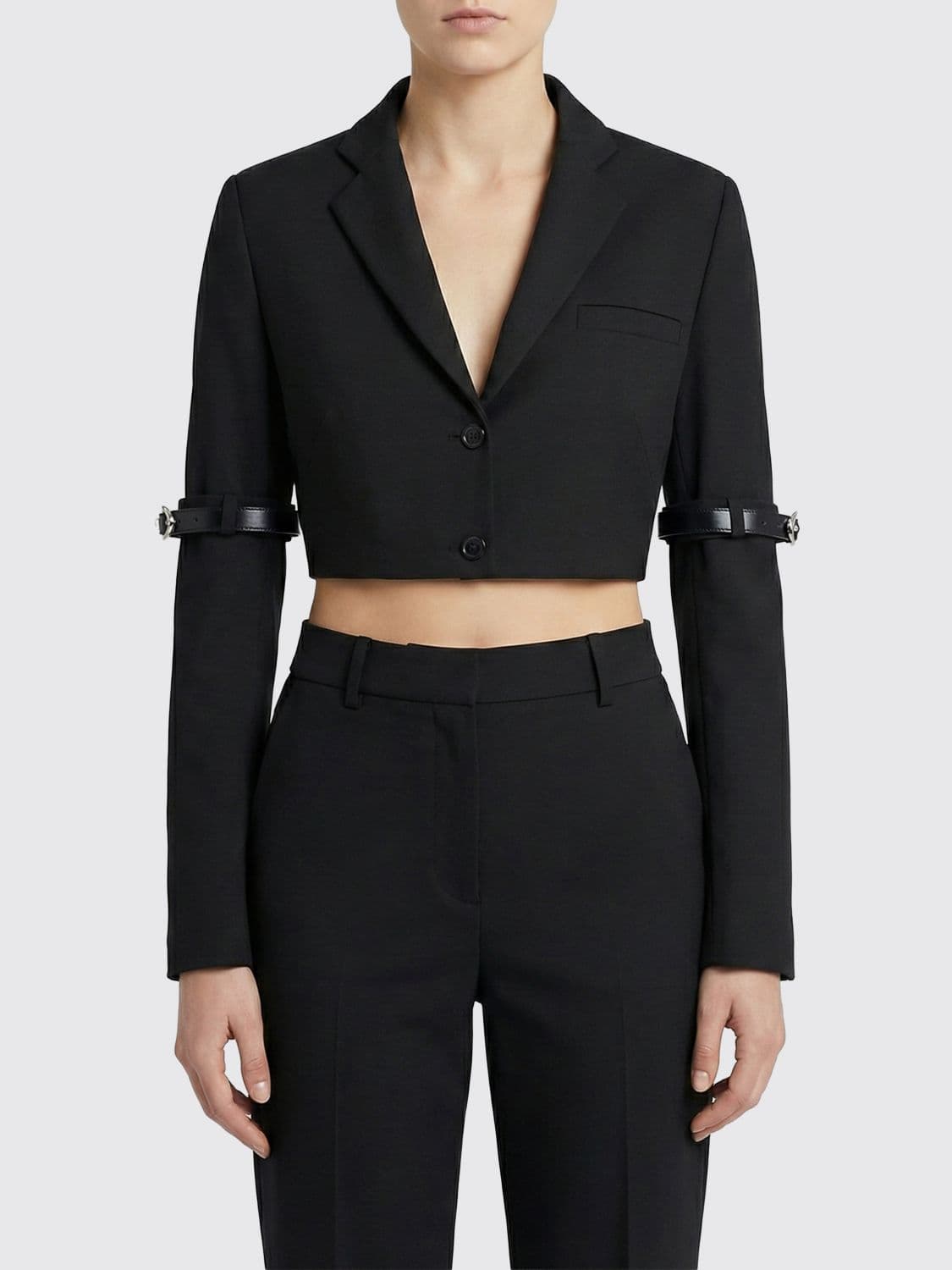 Coperni Virgin Wool Crop Blazer