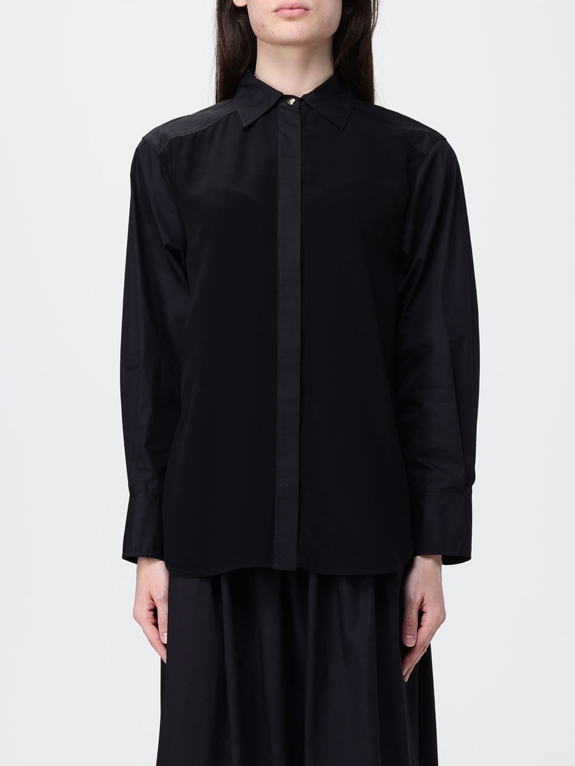 Pinko Poplin And Crepe Shirt