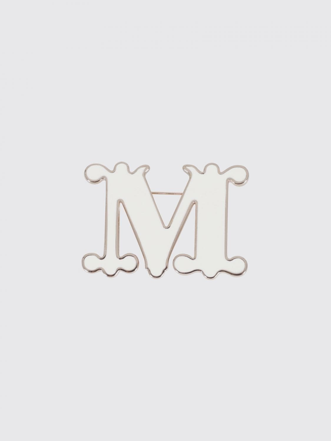 Max Mara Egrege Enameled Brass Brooch · OS