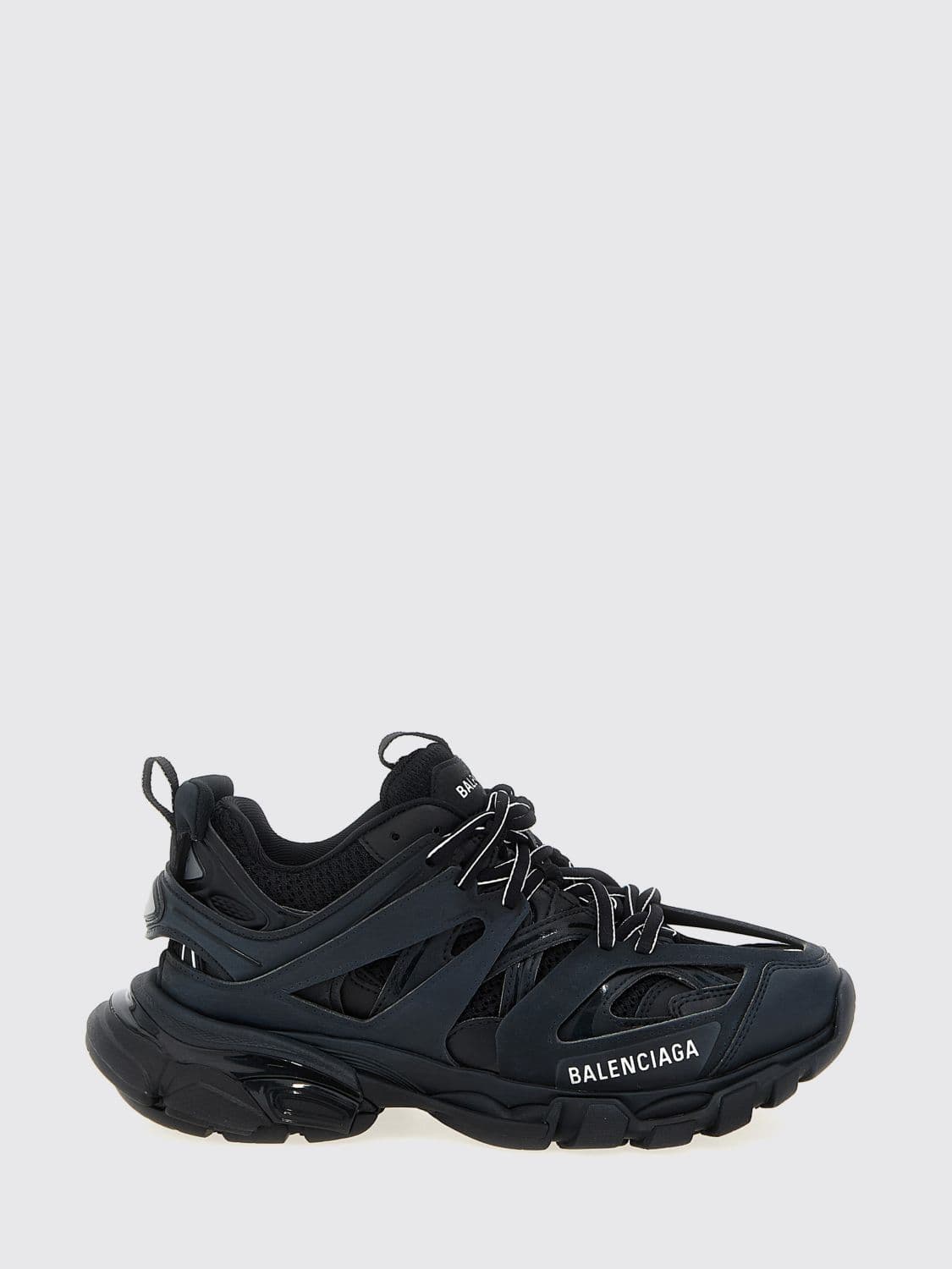 Balenciaga Track Mesh And Rubber Sneakers