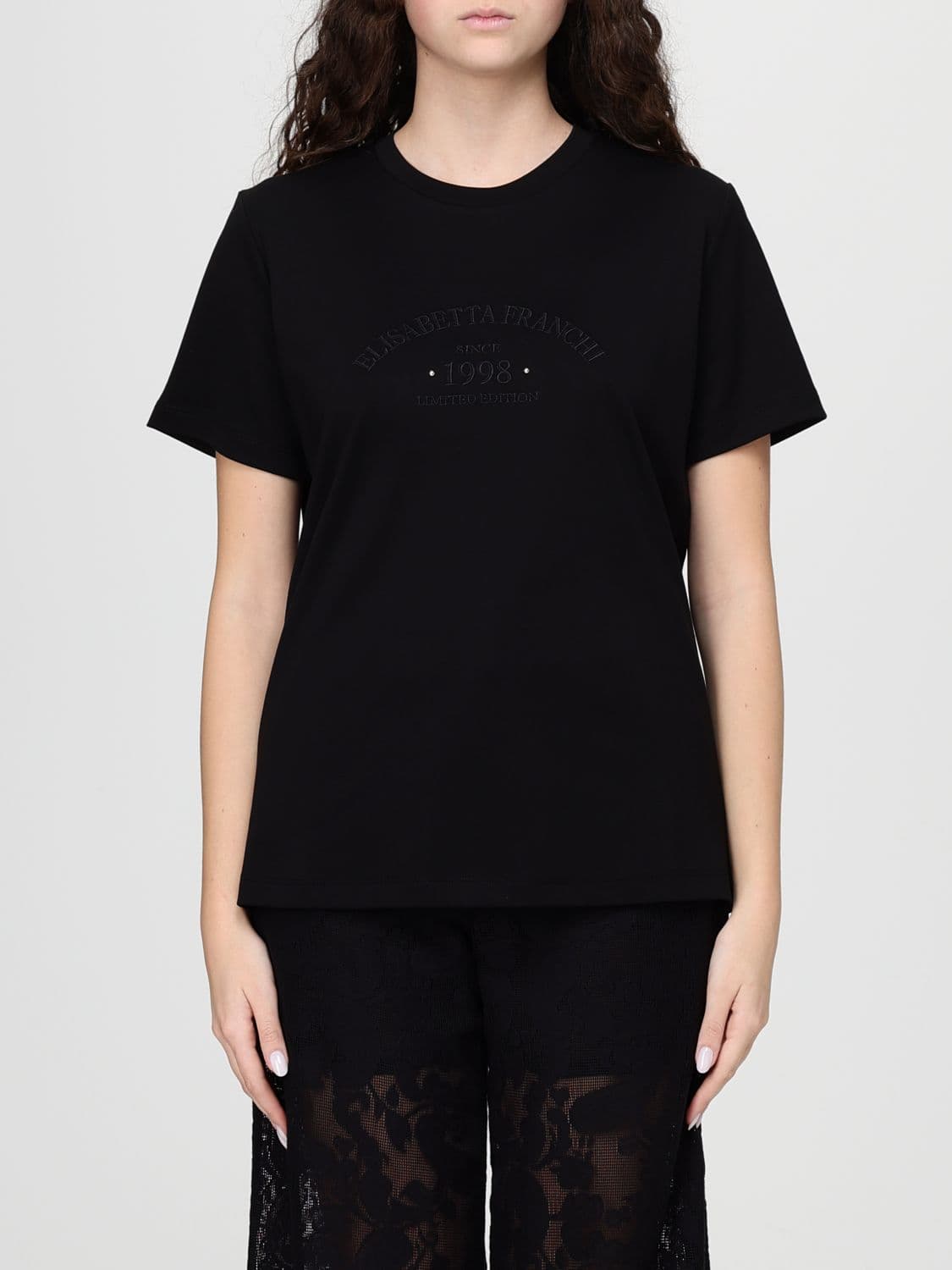 Elisabetta Franchi Cotton T-Shirts