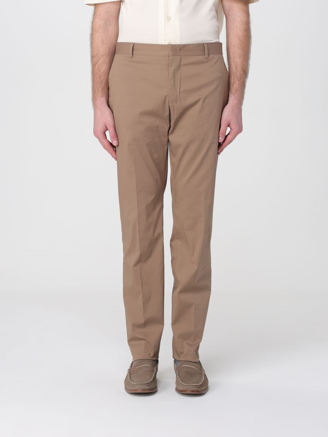Pt Torino Stretch Cotton Blend Chino Trousers