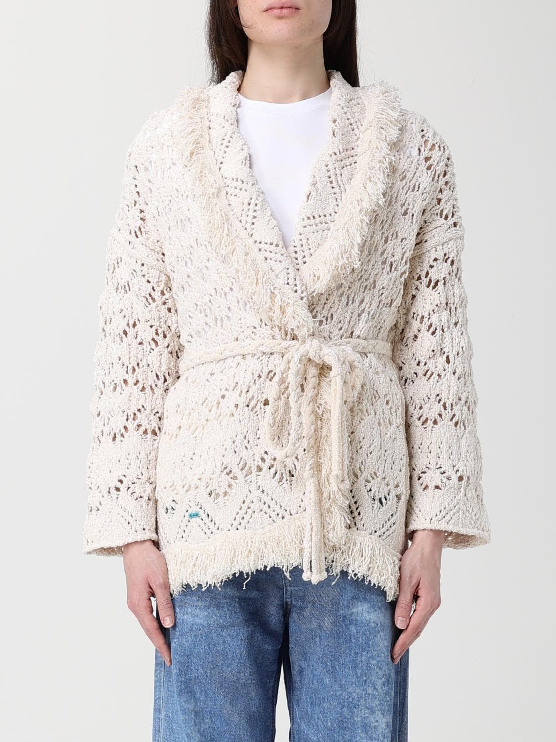Alanui Jacquard Robe Cardigan