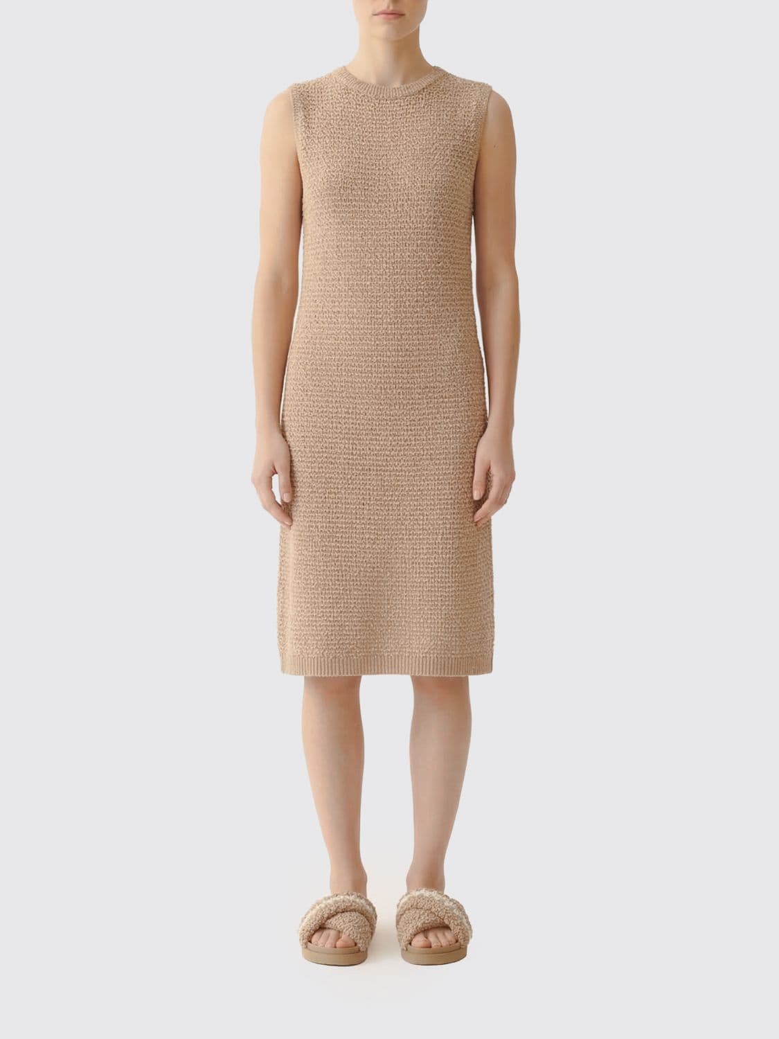 Fabiana Filippi Cotton Dress With Sequins