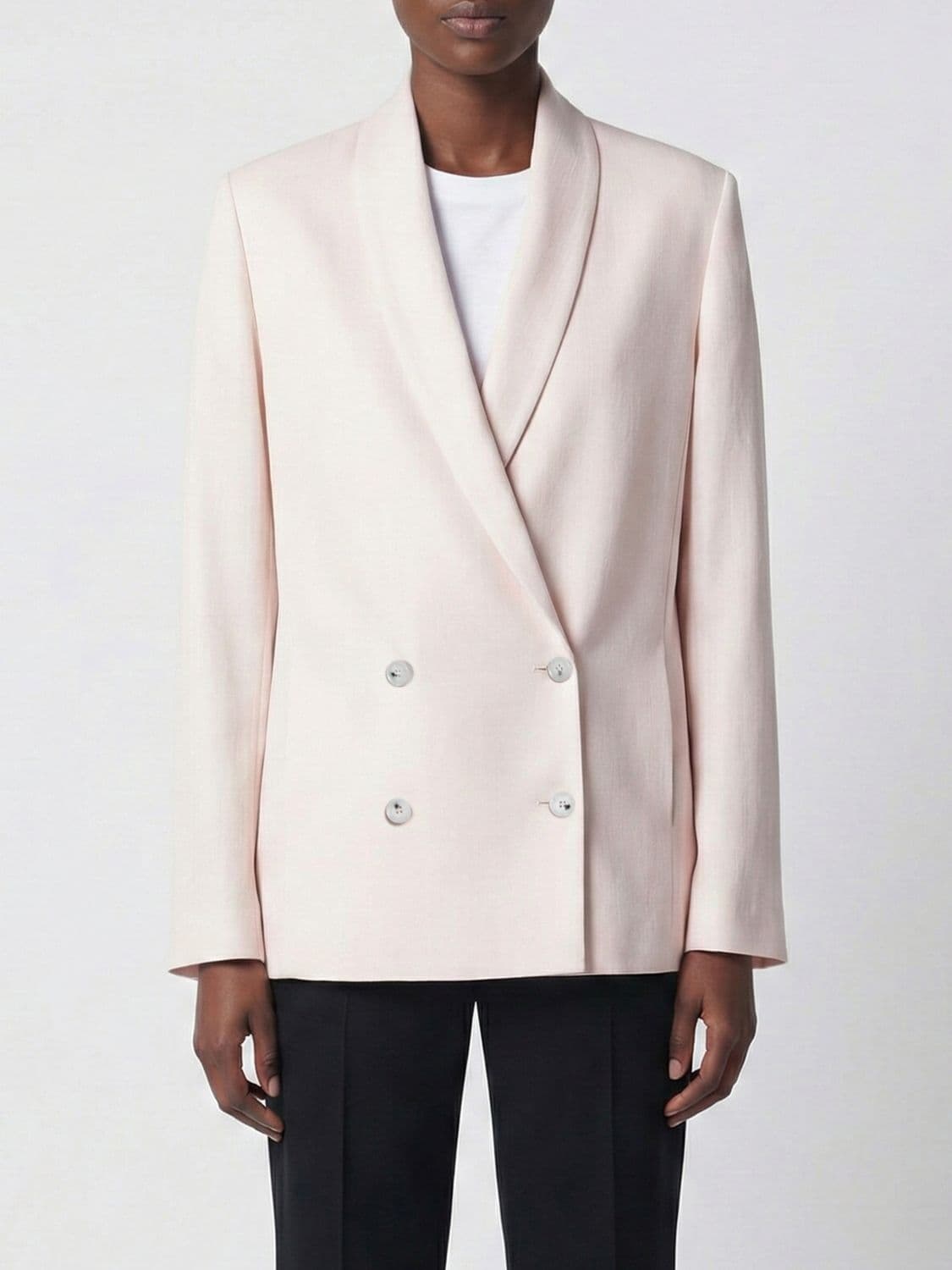 Loulou De Saison Double-Breasted Virgin Wool Blazer · 36