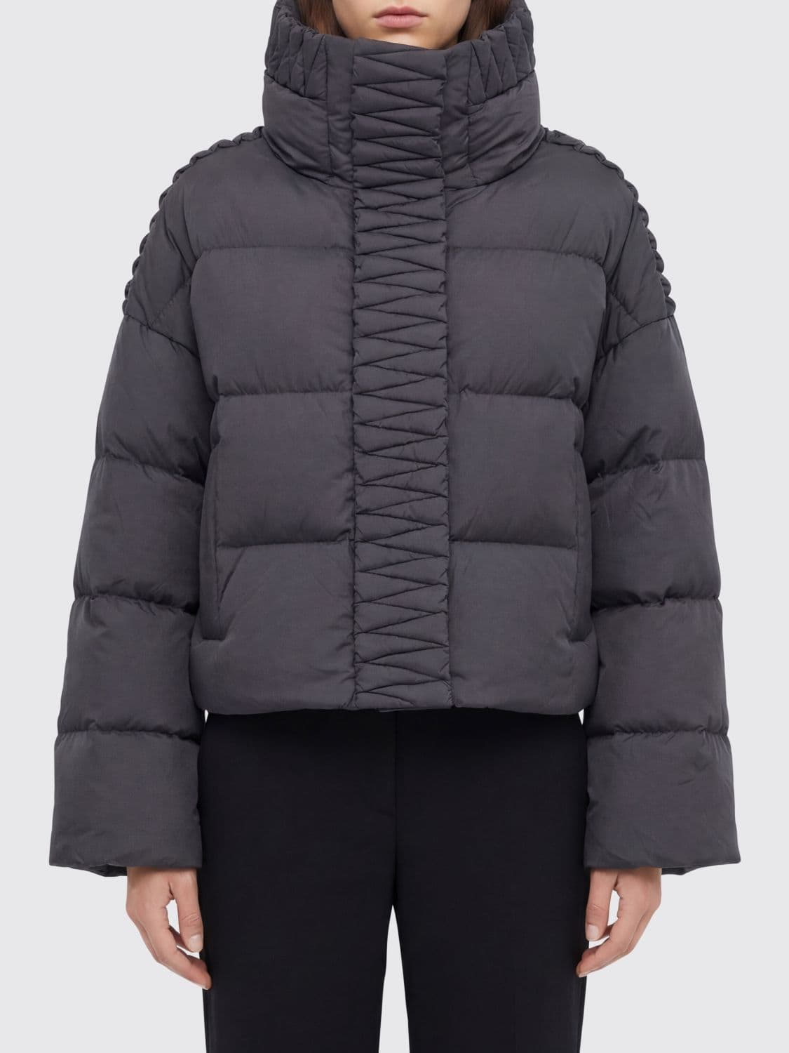 Raxxy Quilted Padded Nylon Down Jacket