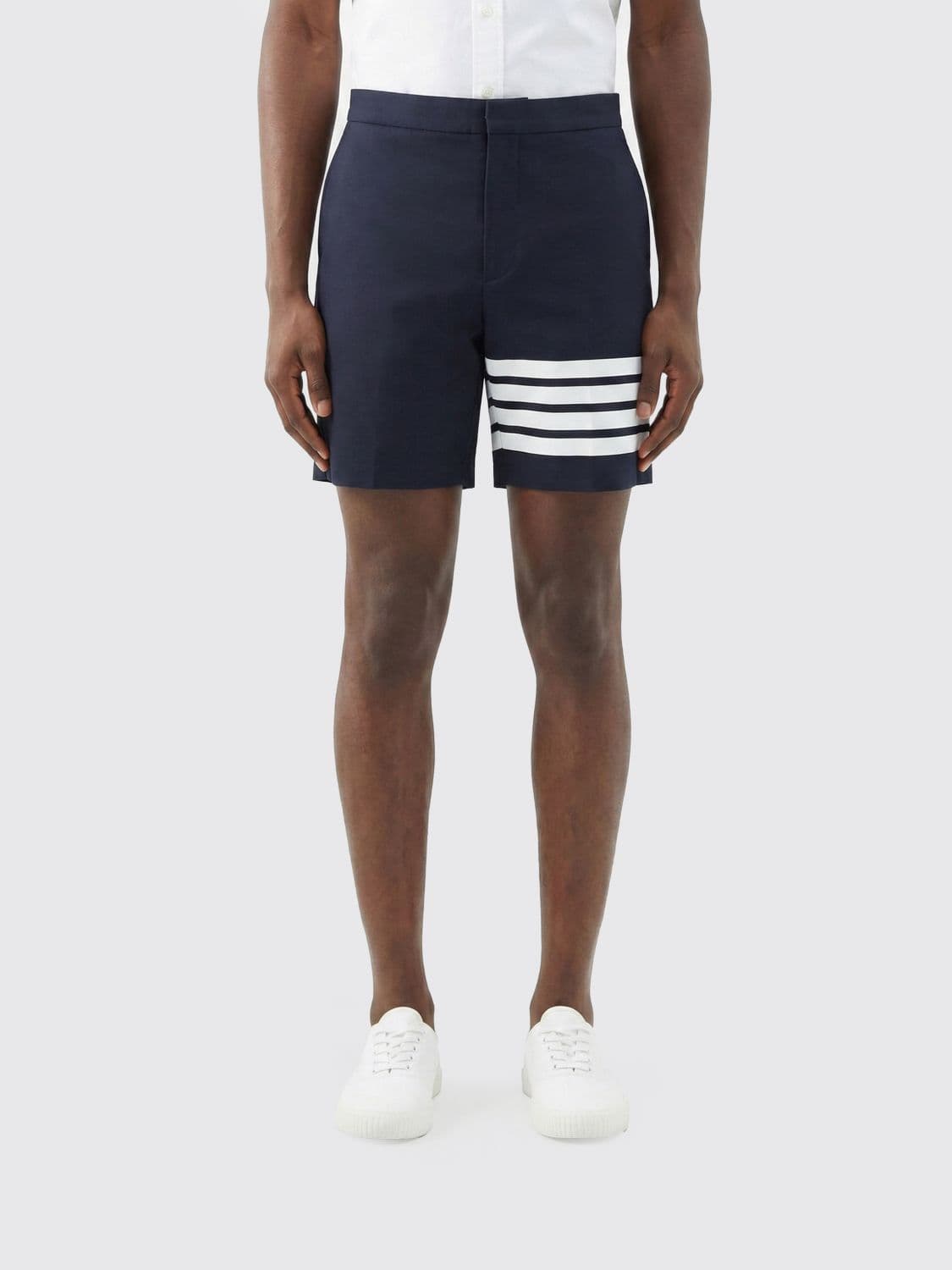 Thom Browne Slim Fit Viscose Blend Shorts · 1
