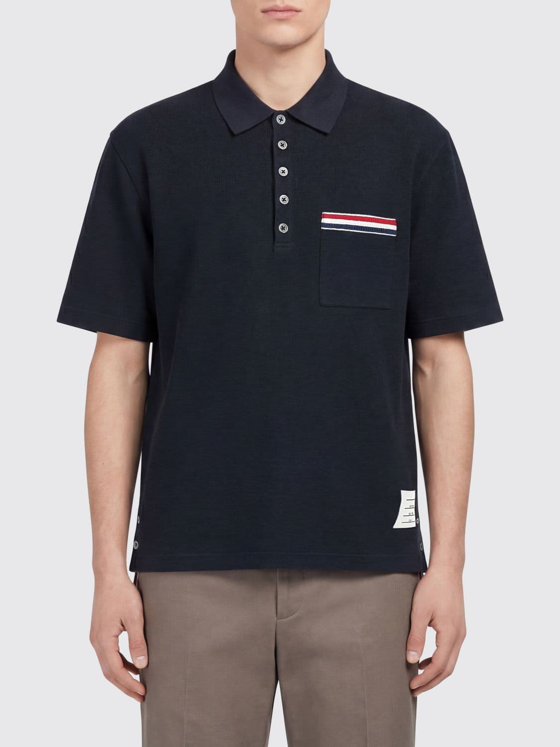 Thom Browne Cotton Polo Shirt