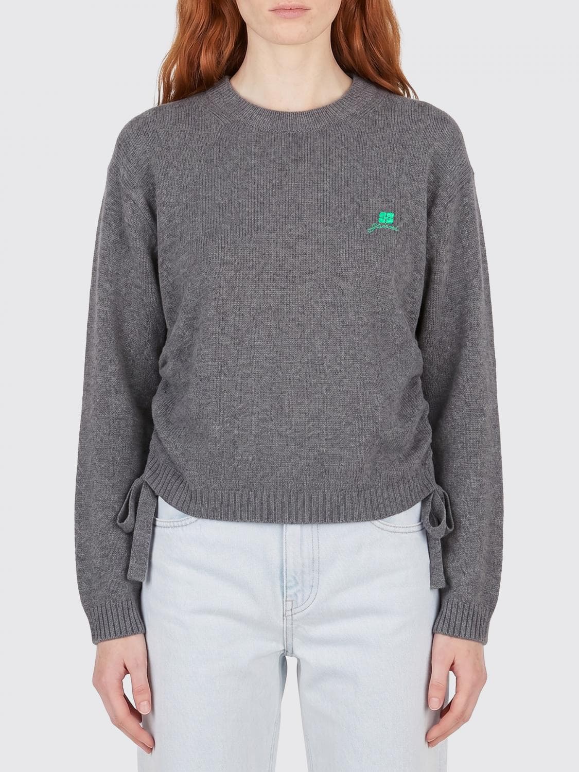 Ganni Logo Wool Knitwear