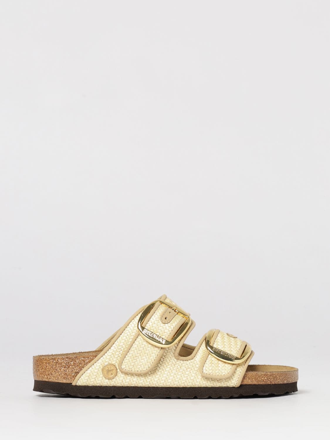 Birkenstock Arizona Big Buckle Braided Raffia Sandals