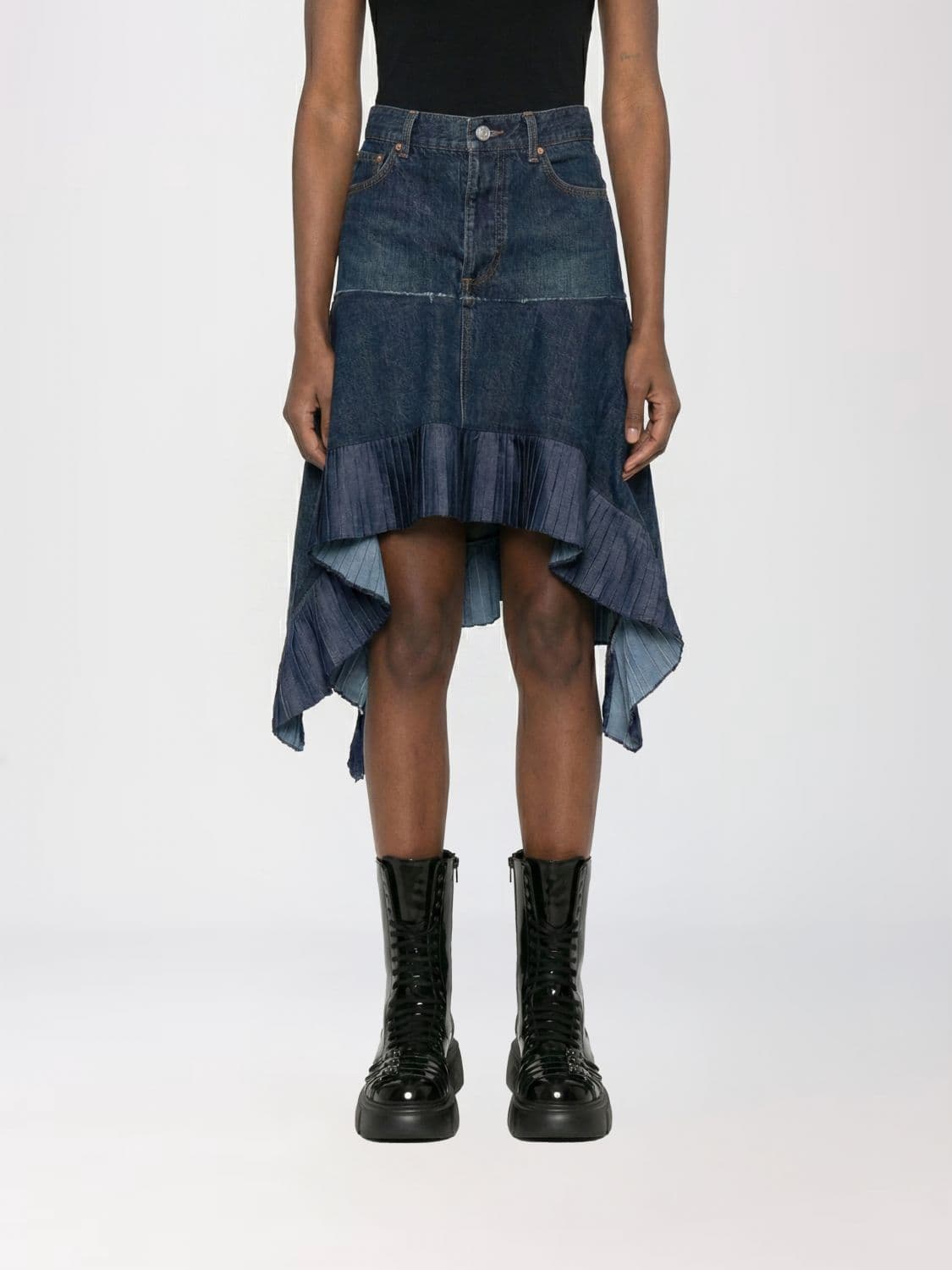 Sacai Cotton Denim Skirt