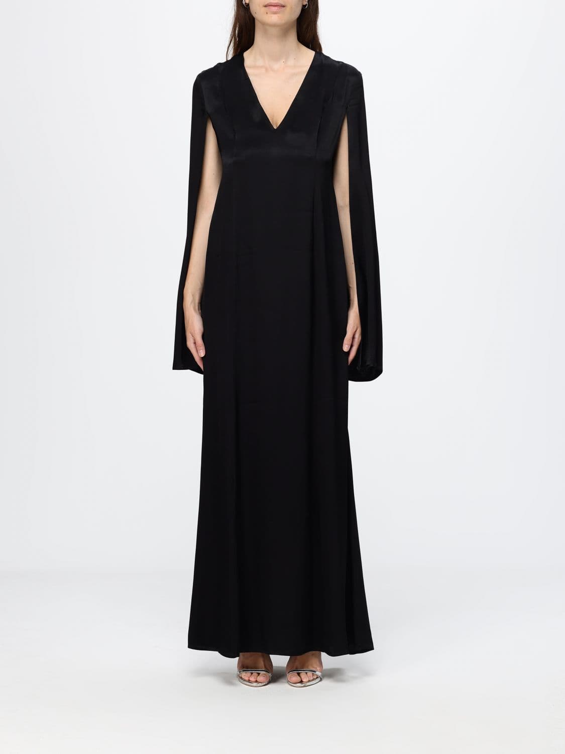 Twinset Satin Long Dress · 40