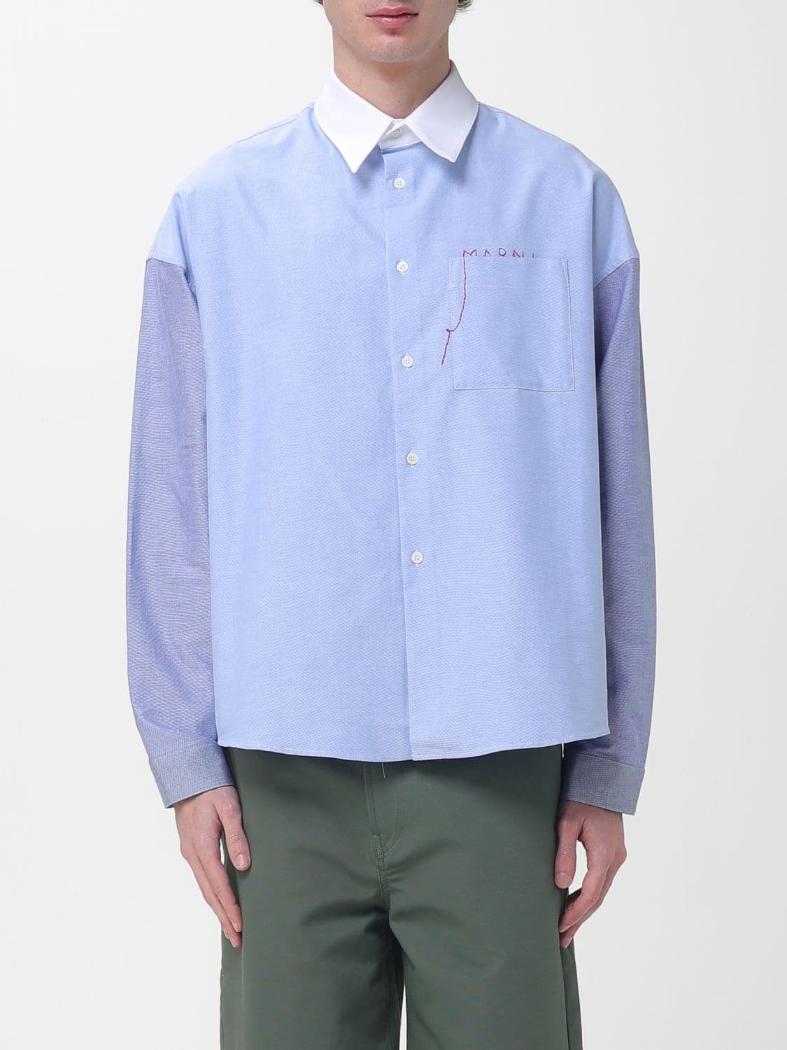 Marni Cotton Shirt with Logo