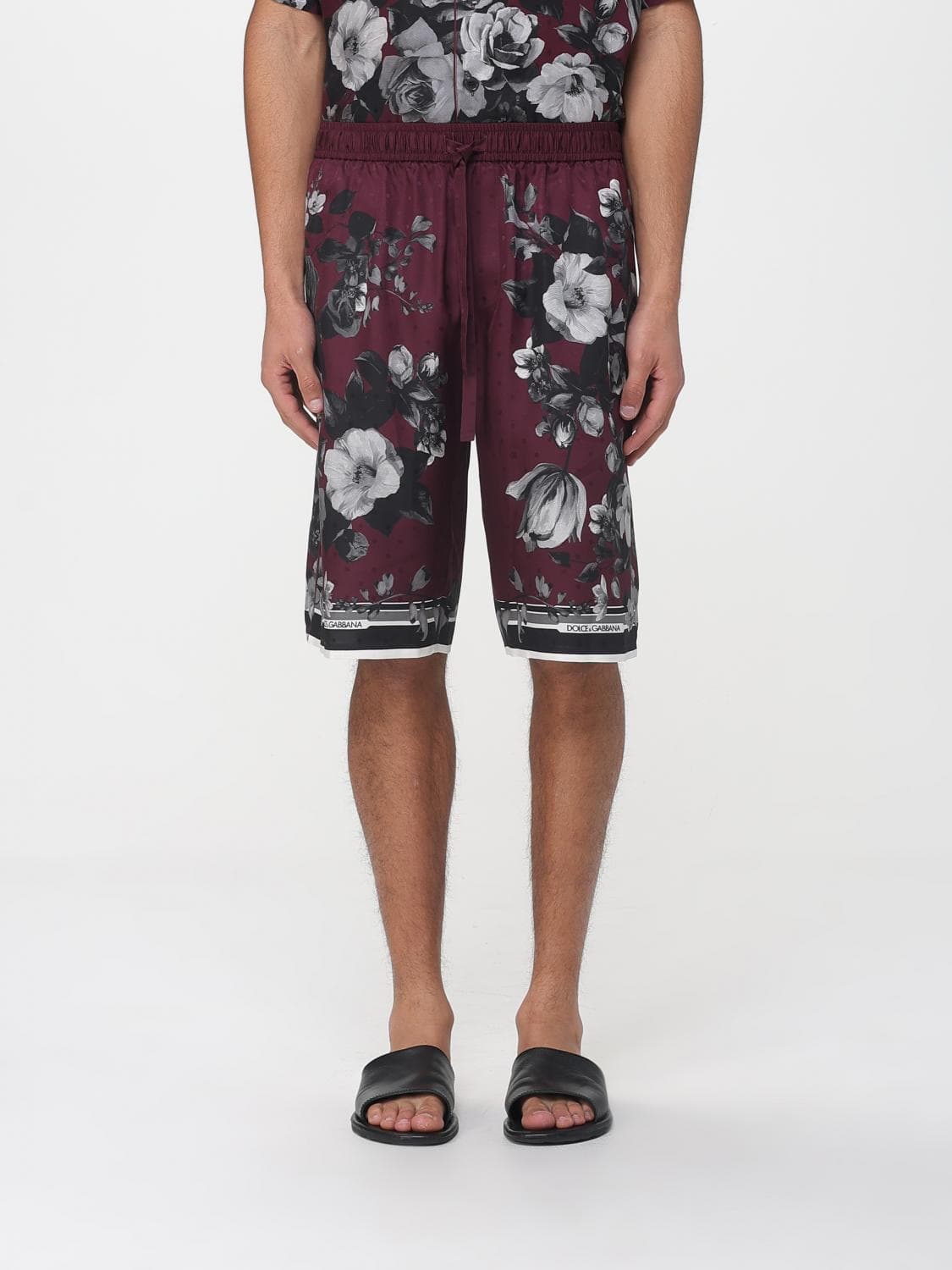 Dolce & Gabbana Silk Shorts with Floral Print · 50