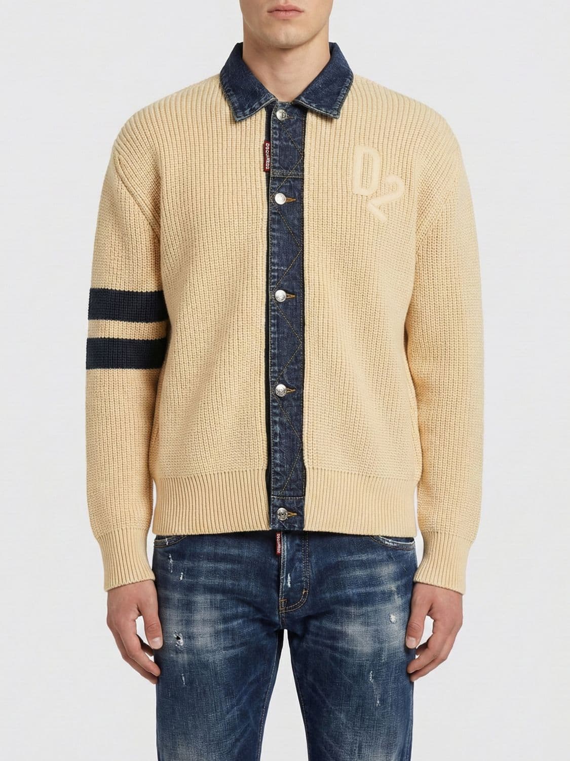 Dsquared2 Cotton Blend Cardigan