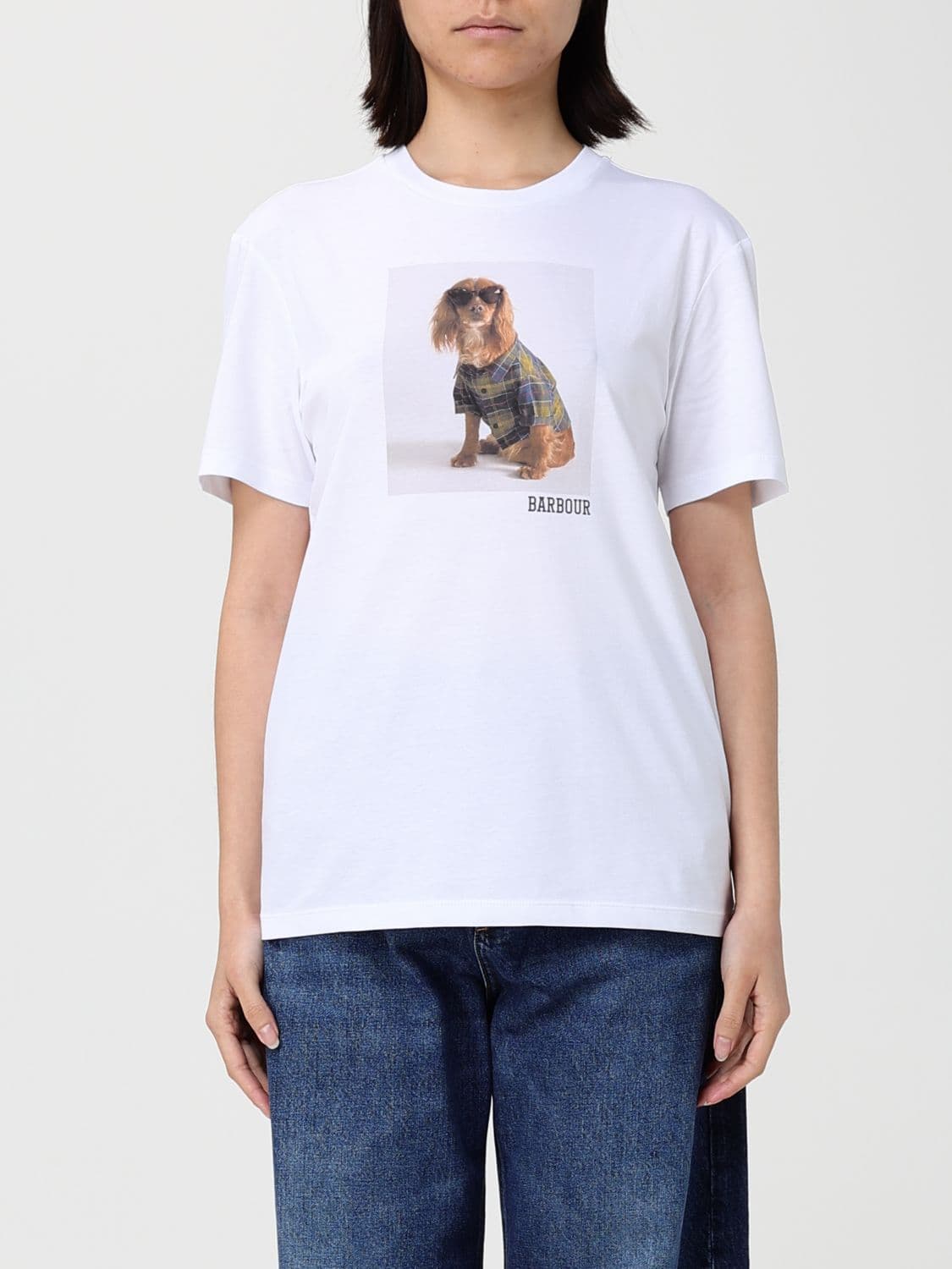 Barbour Printed Cotton T-shirt