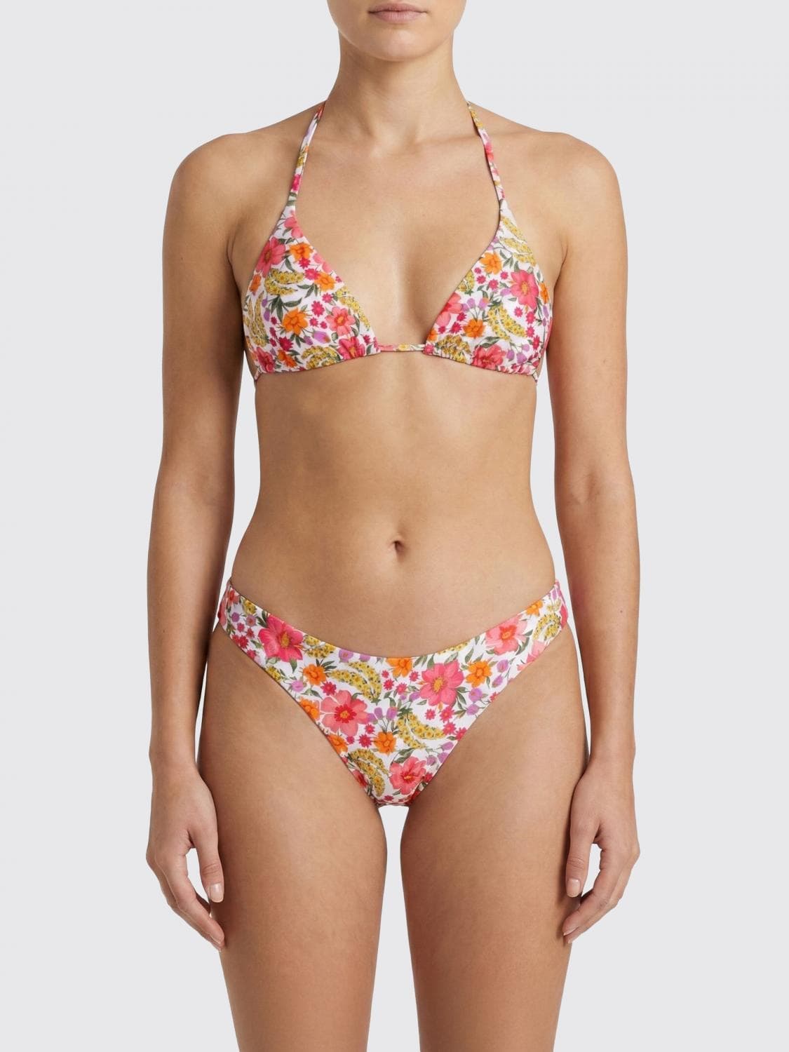 Farm Rio Polyamide Bikini Top with Floral Print