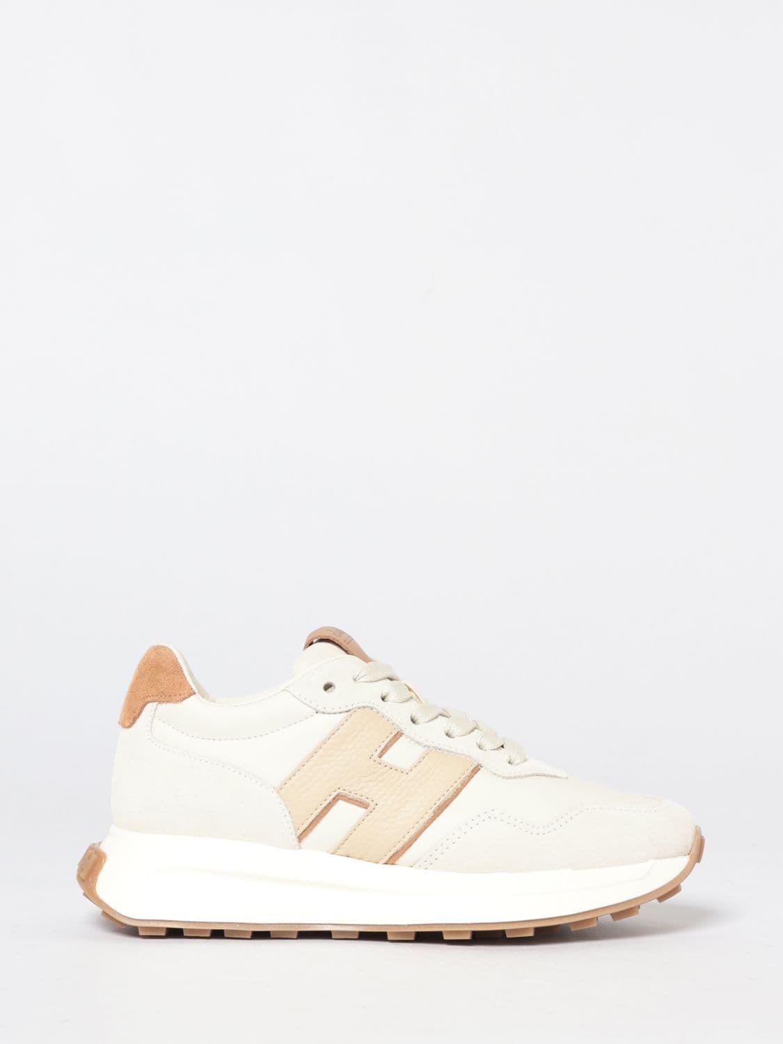 Hogan H641 Sneakers in Smooth and Suede Leather