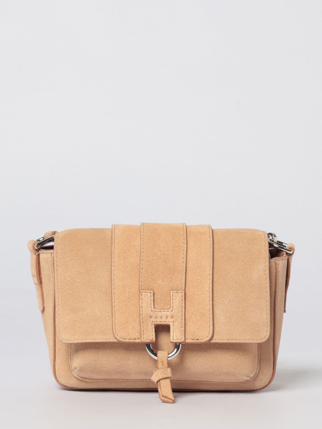 Hogan Mini Hobo Suede Bag