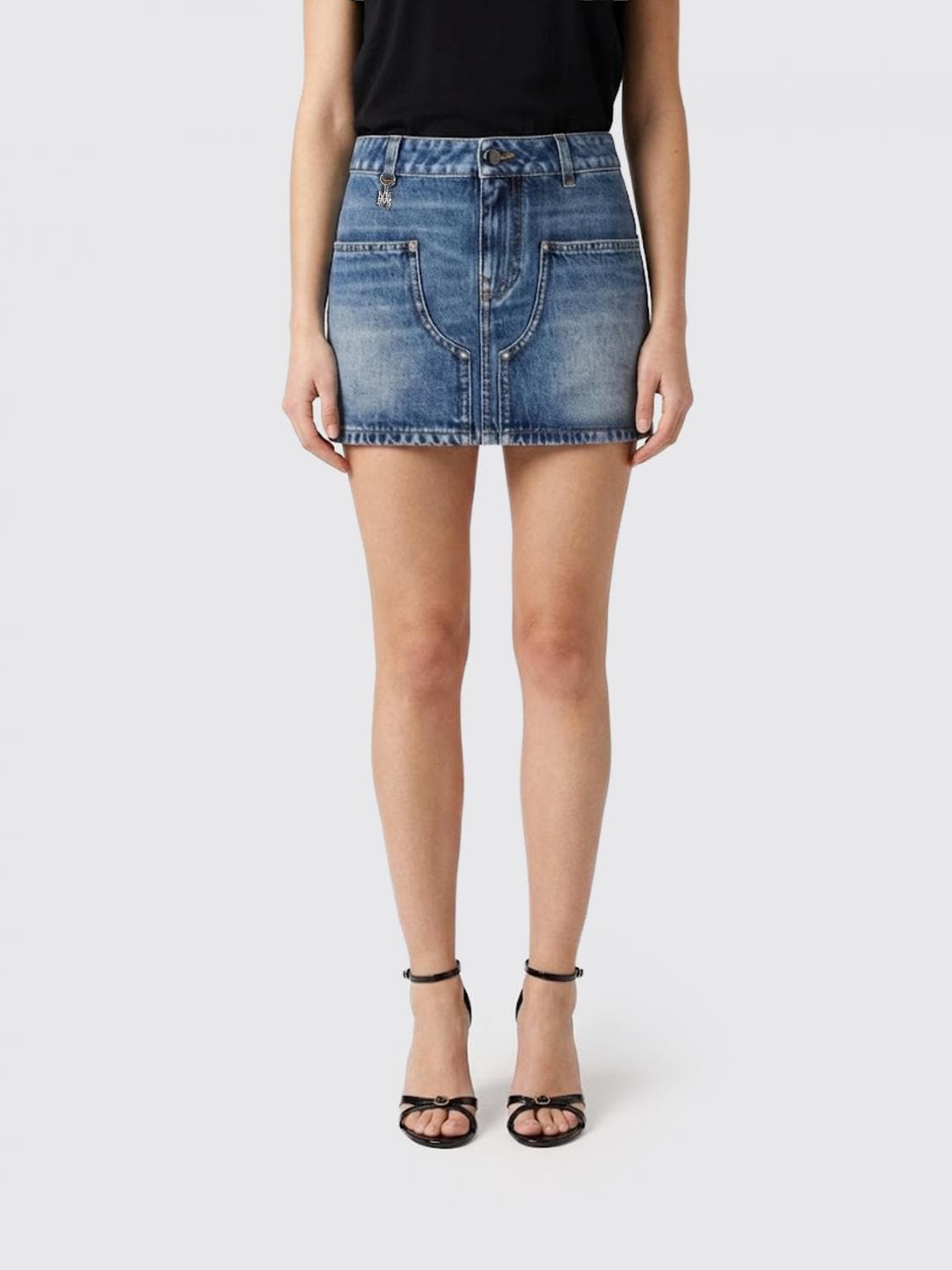 Amiri Denim Mini Skirt