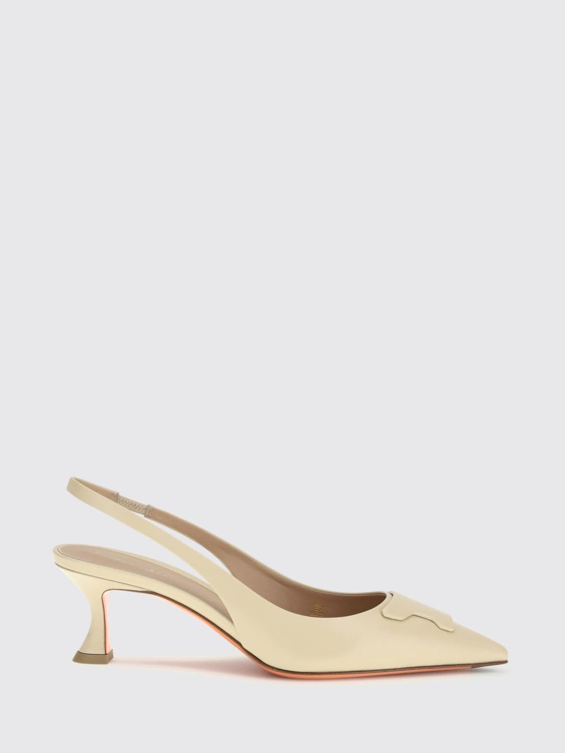 Santoni Taylor Leather Slingback Pumps
