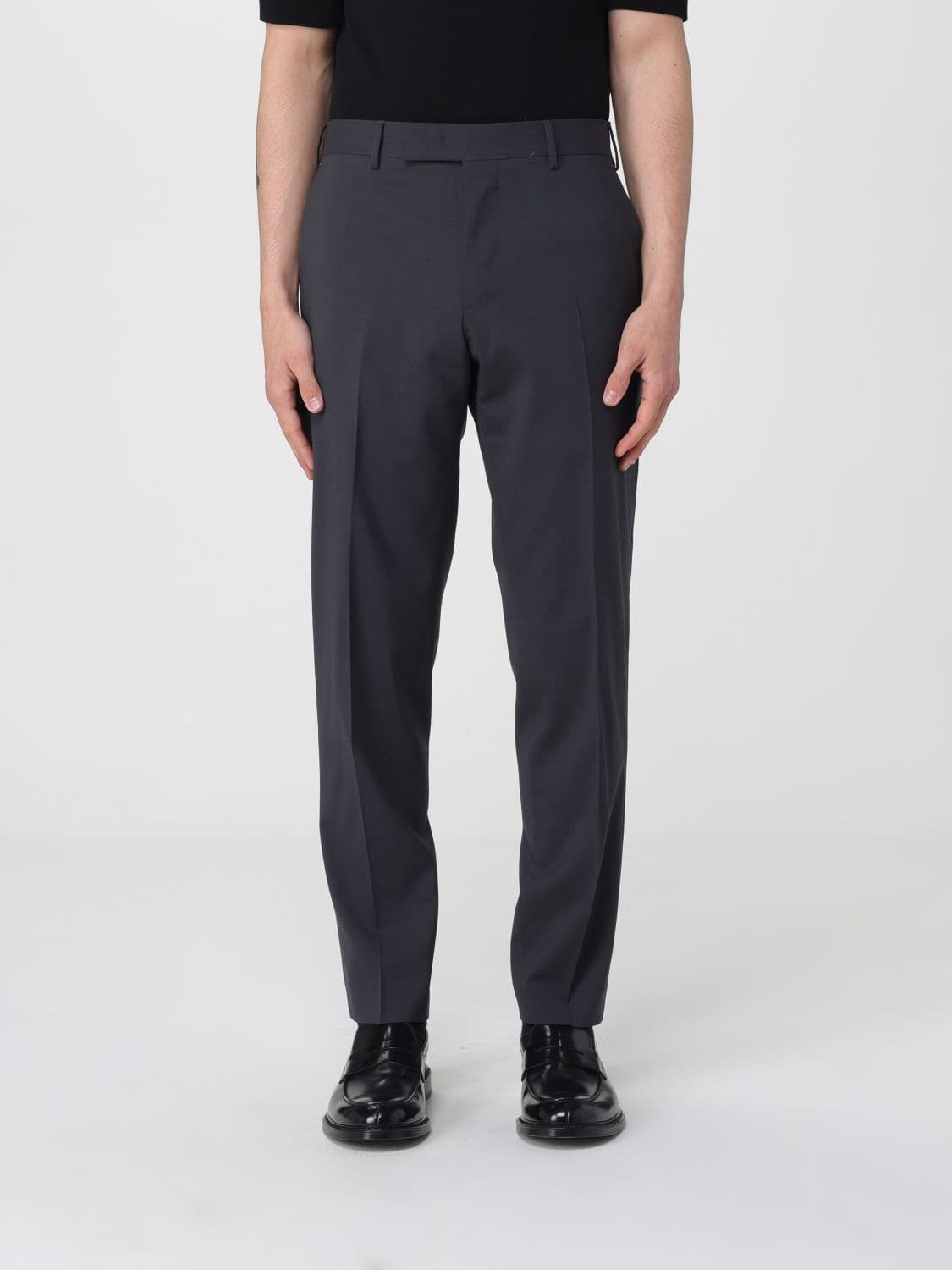 Pt Torino Virgin Wool Tailored Trousers