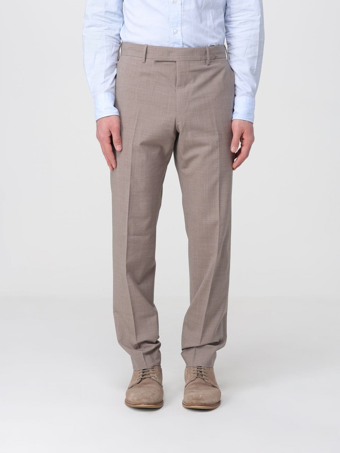 Pt Torino Virgin Wool Tailored Trousers