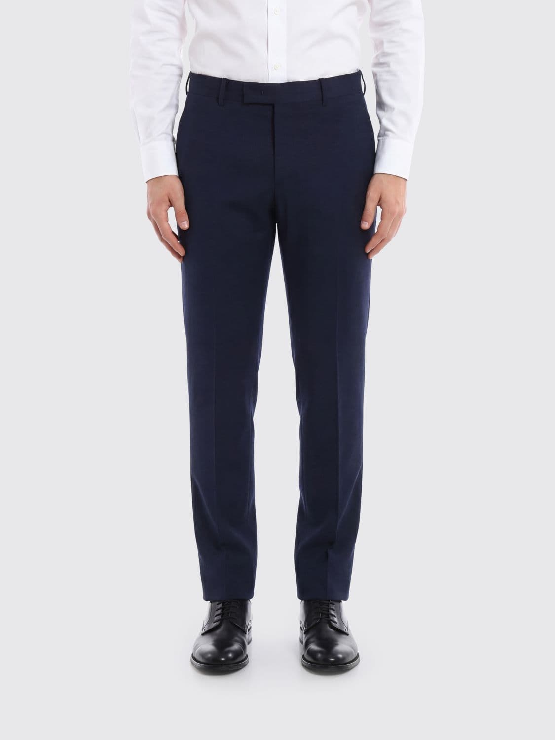 Pt Torino Stretch Cotton Tailored Trousers