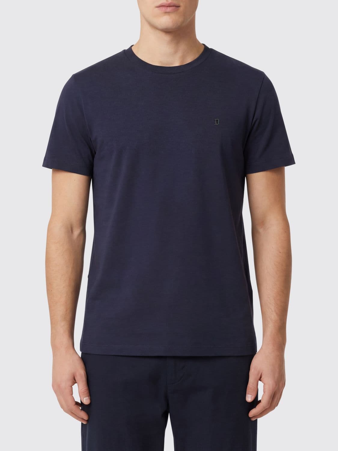Dondup Cotton T-Shirt with Mini Logo