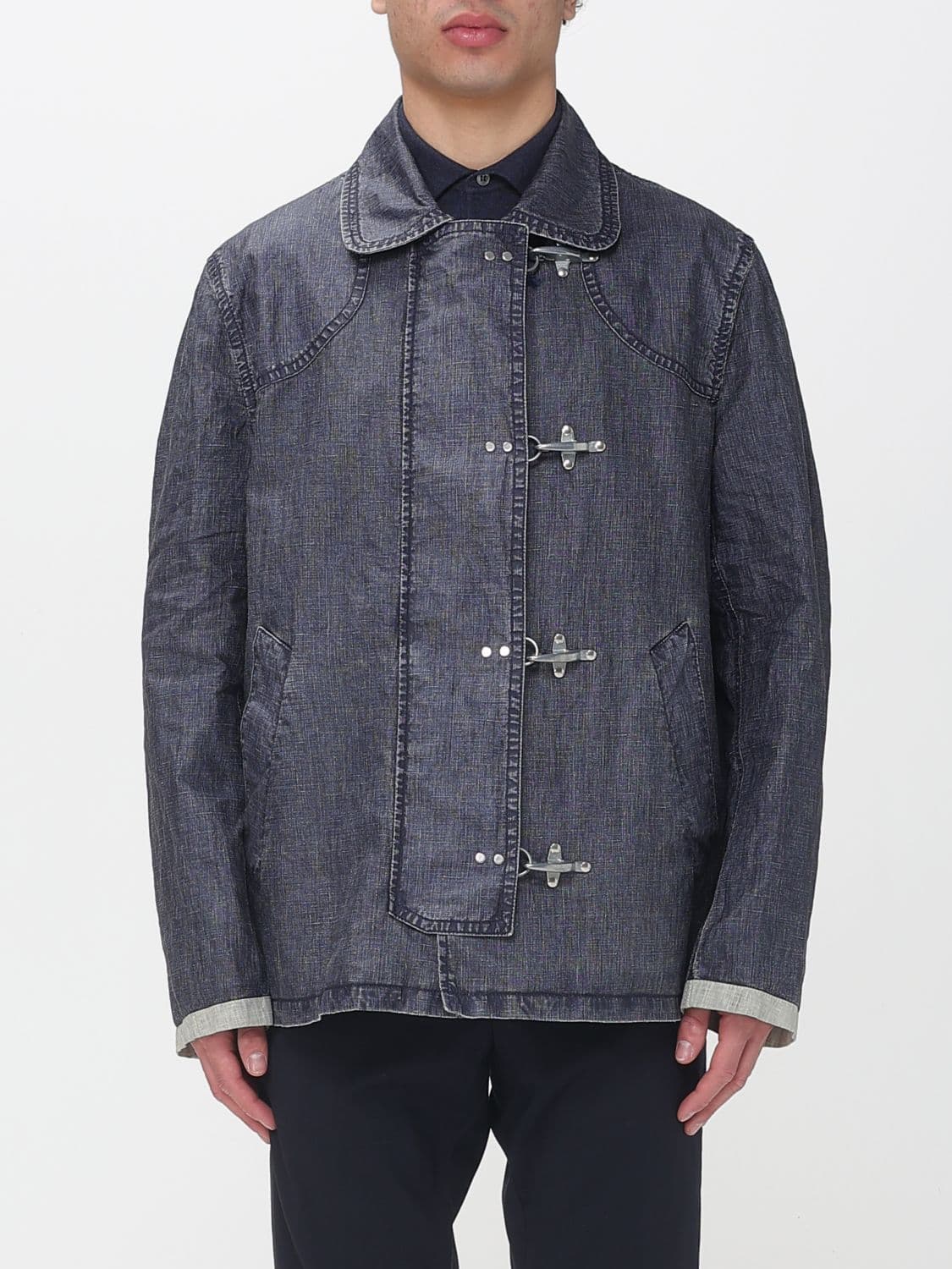 Fay 4 Ganci Linen Canvas Jacket