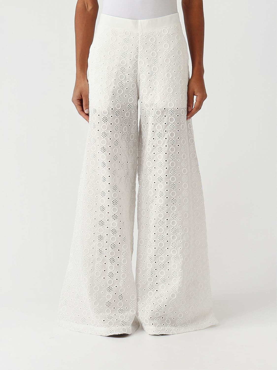 Pinko Cotton Flared Trousers