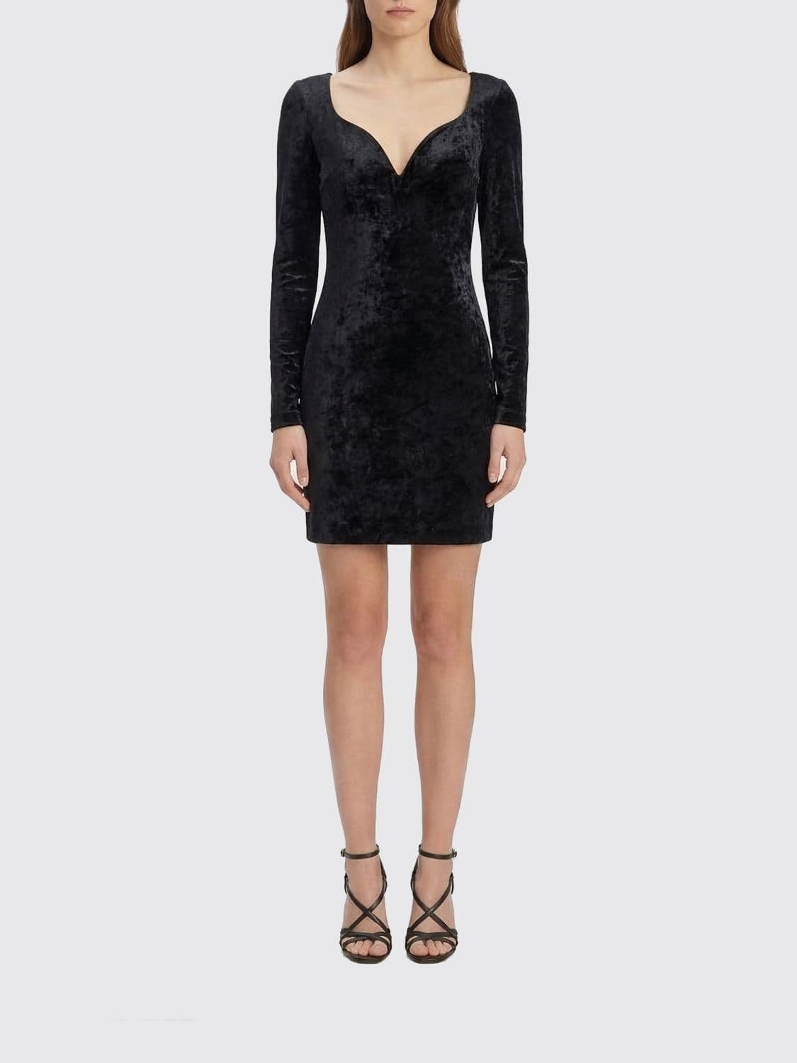 Balenciaga Mini Velvet Dress · 38