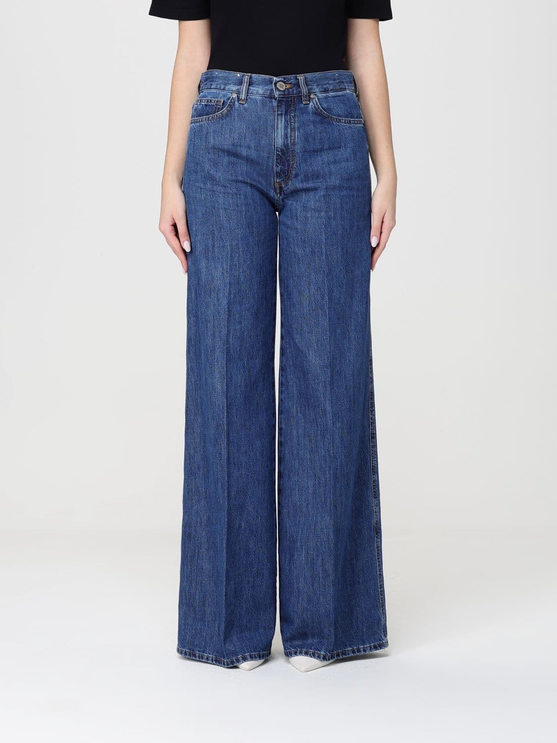 Pt Torino Denim Palazzo Jeans