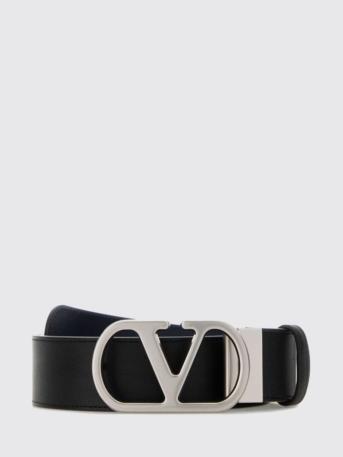 Valentino Garavani VLogo Leather Belt