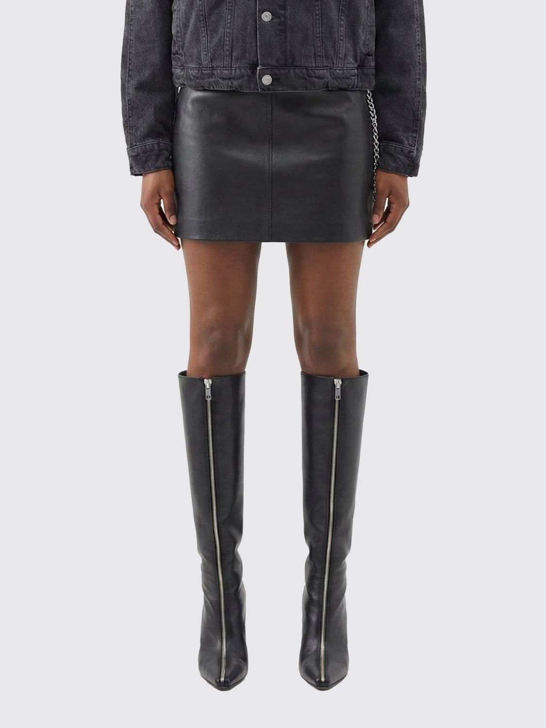 Alexander Wang Leather Mini Skirt