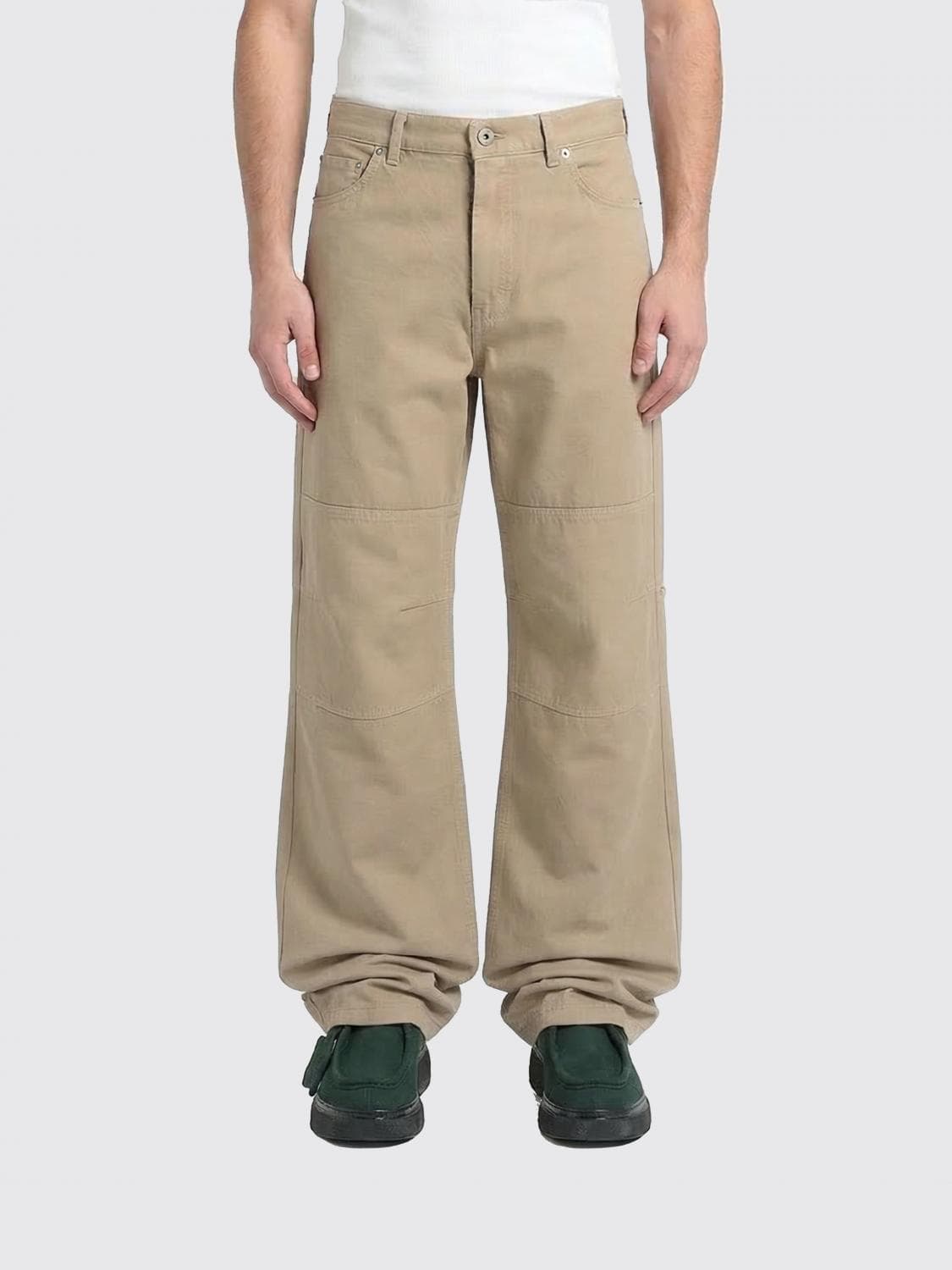 Burberry Cotton Wide Leg Trousers