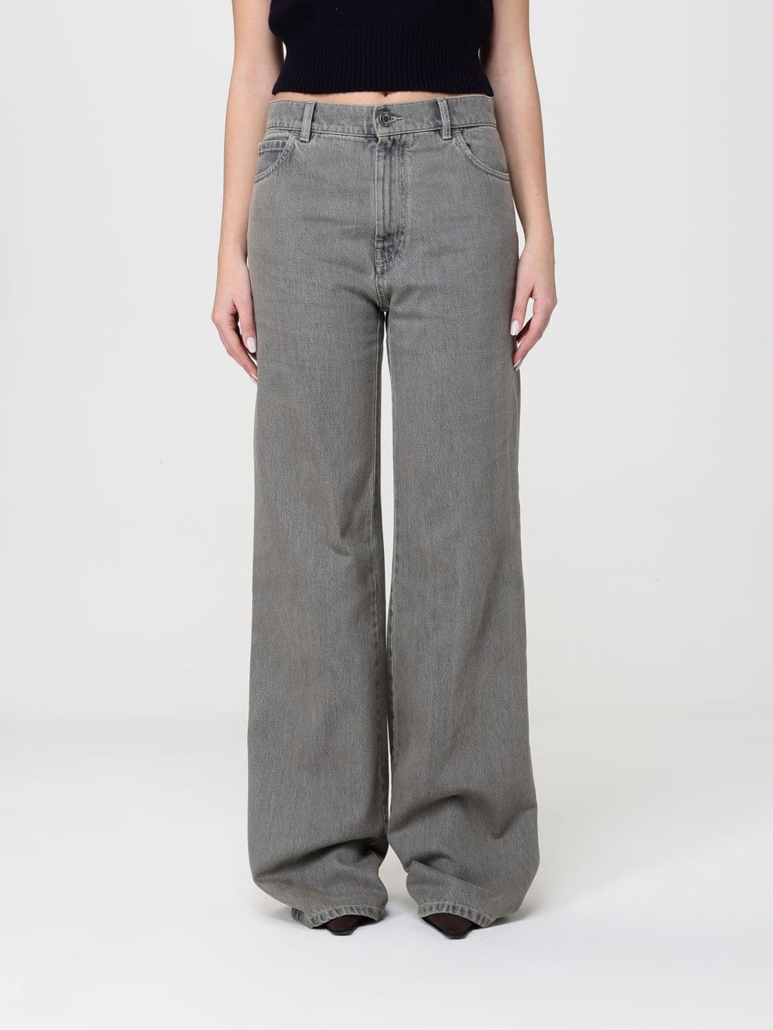 Max Mara Wide Leg Jeans in Denim