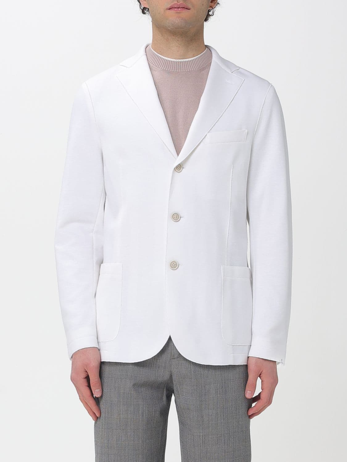 Eleventy Single Breasted Jersey Blazer · 50