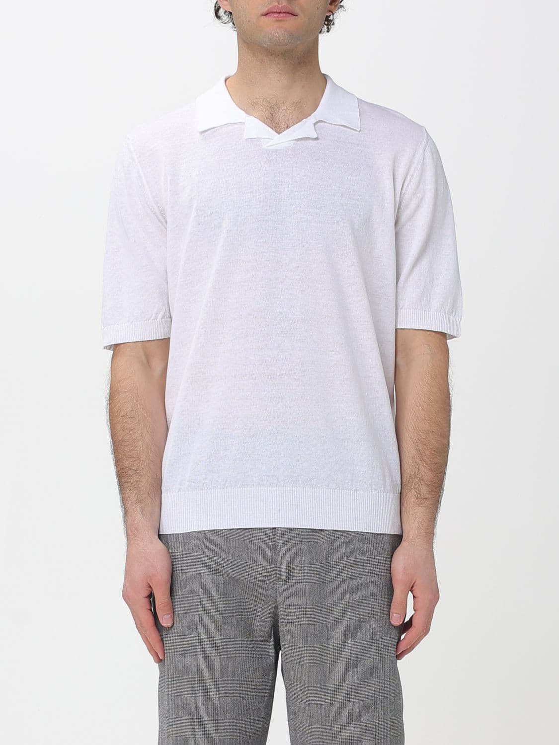 Eleventy Knit Polo Shirt