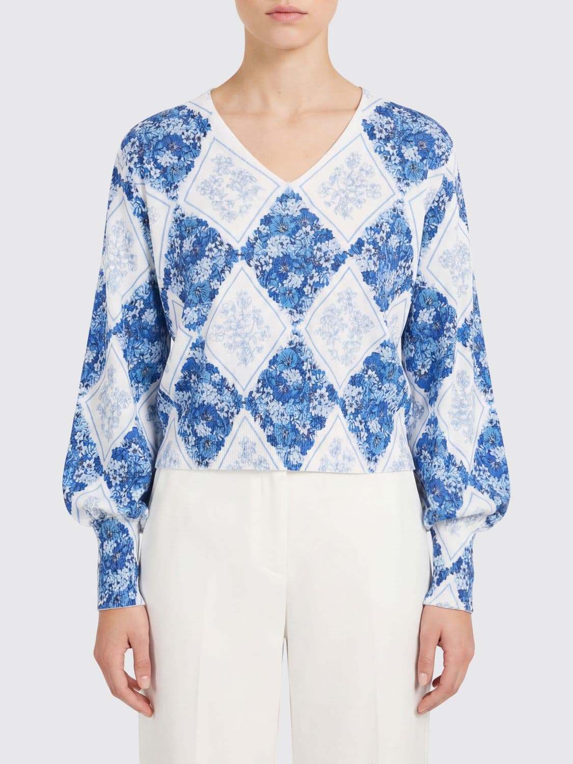 Twinset Viscose Top with Floral Print