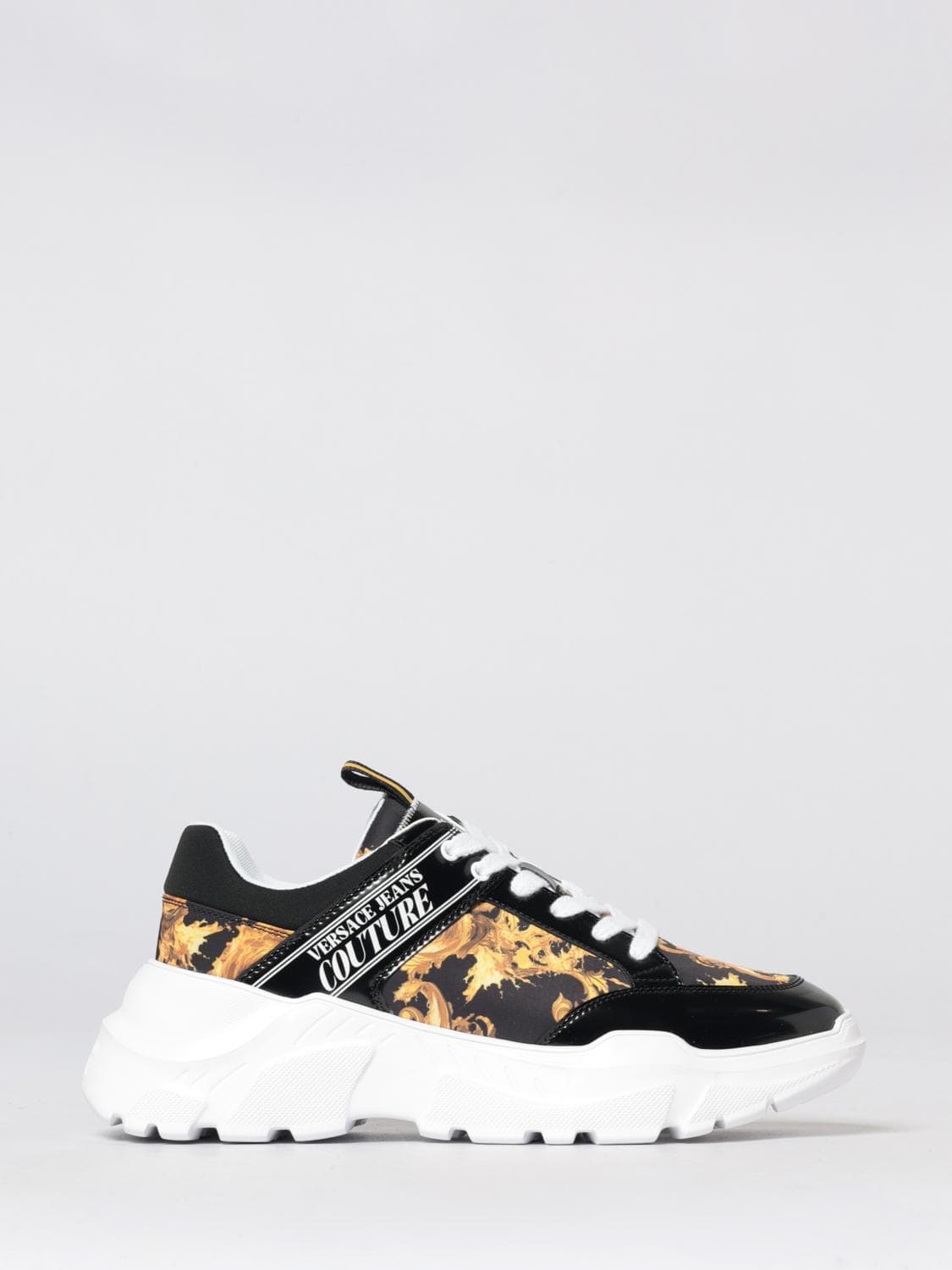 Versace Jeans Couture Baroque Print Nylon Sneakers