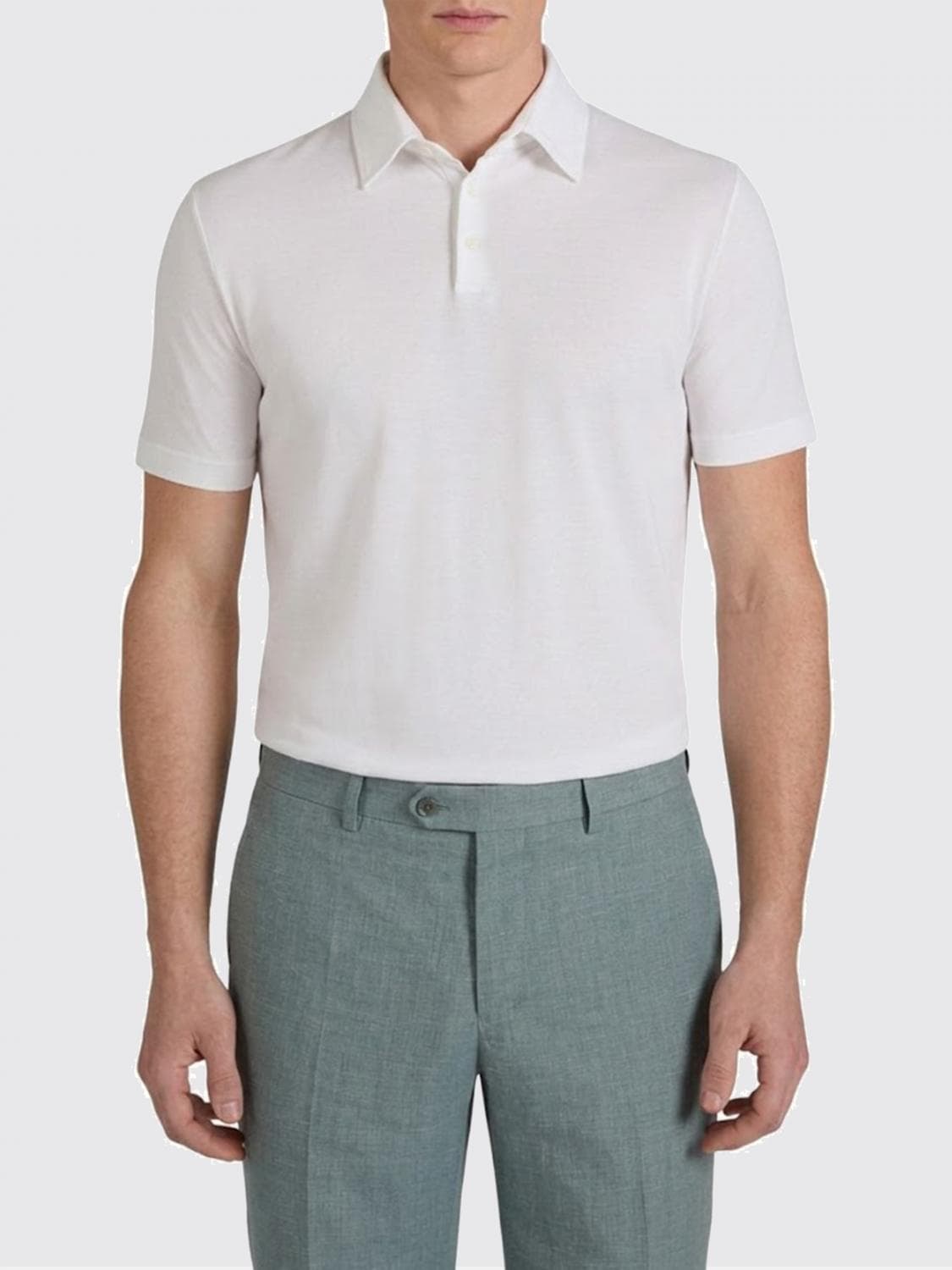 Zanone Basic Cotton Polo Shirt