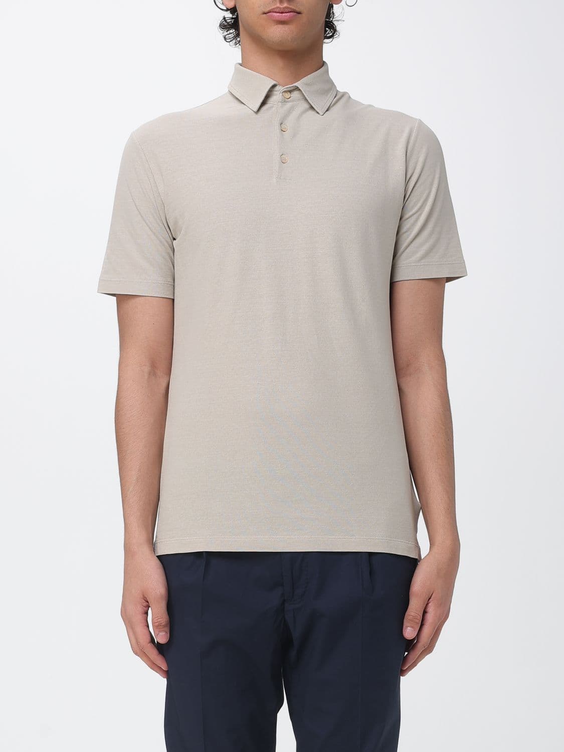Zanone Basic Cotton Polo Shirt