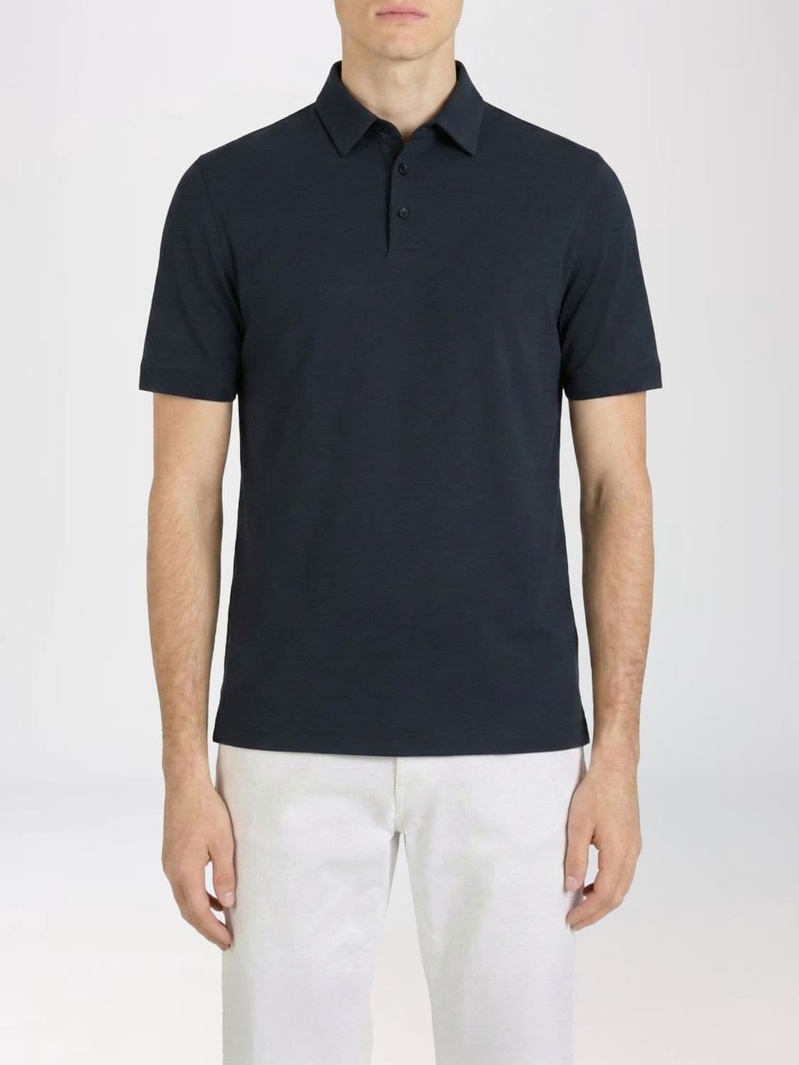 Zanone Basic Cotton Polo Shirt