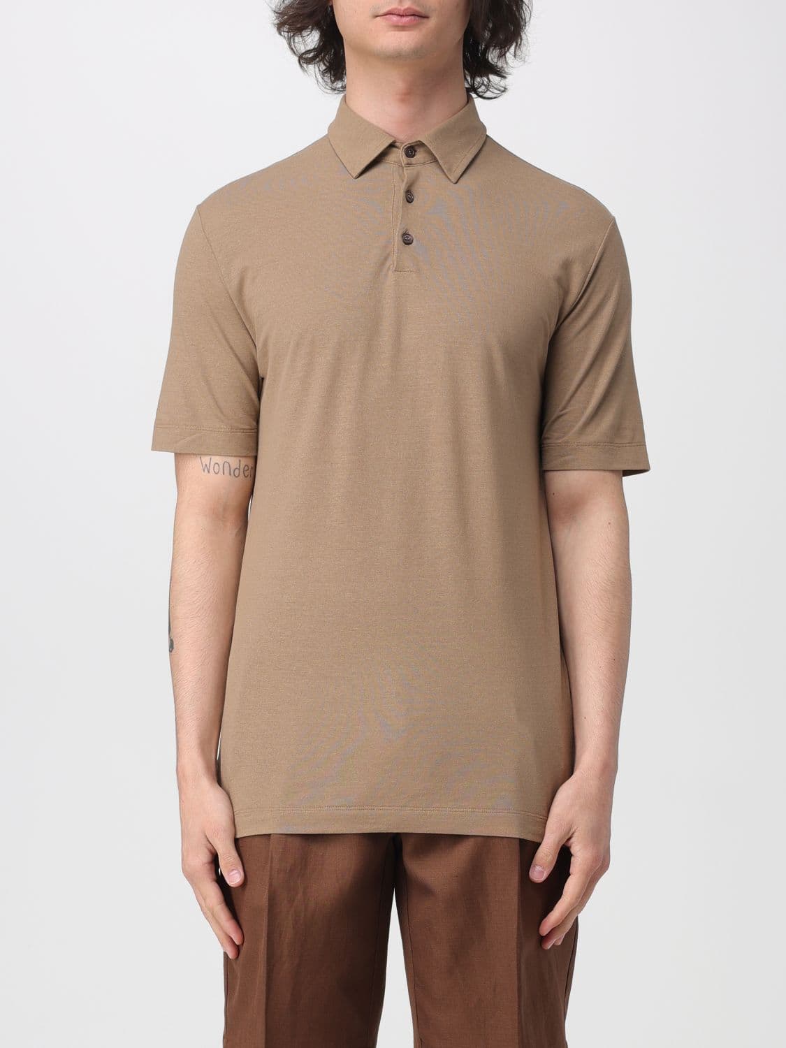 Zanone Basic Cotton Polo Shirt · 54