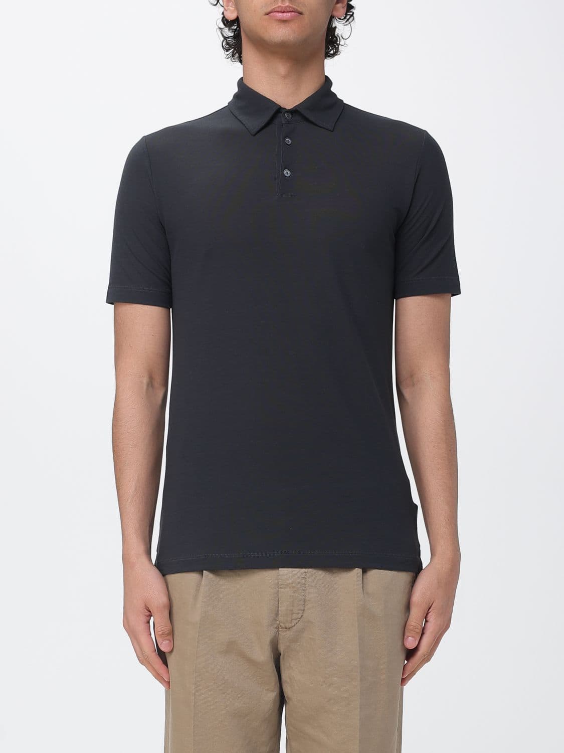 Zanone Basic Cotton Polo Shirt · 58
