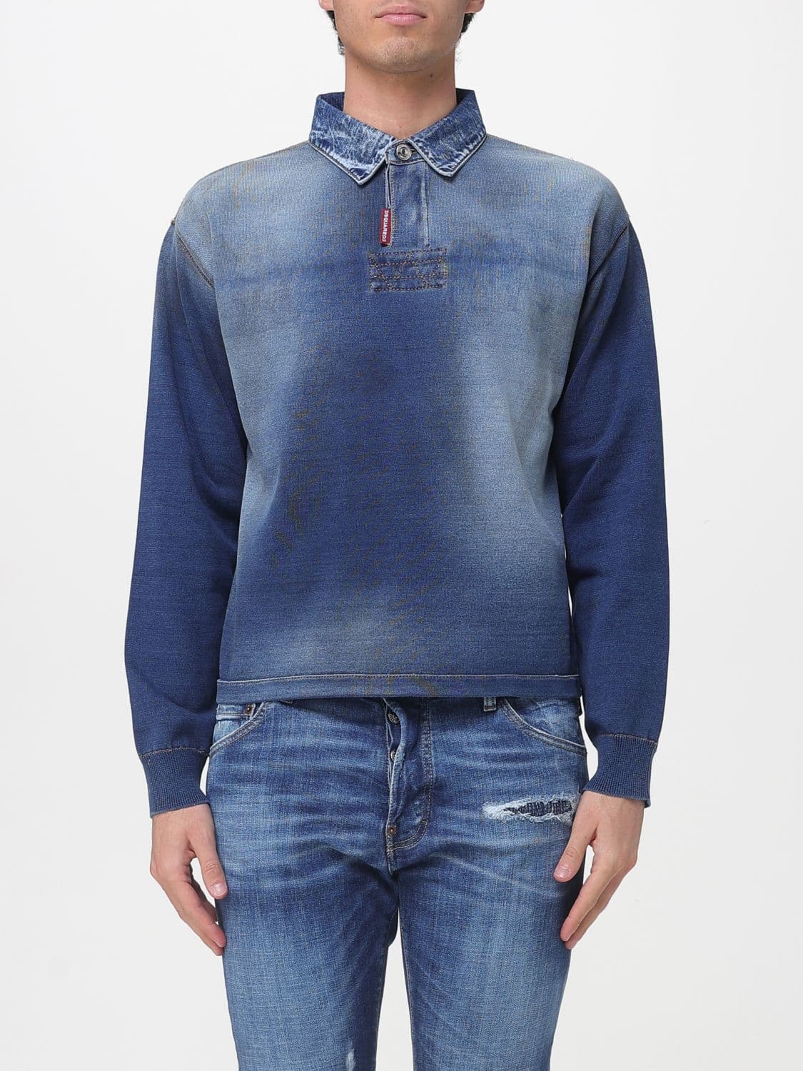 Dsquared2 Denim Polo Shirt