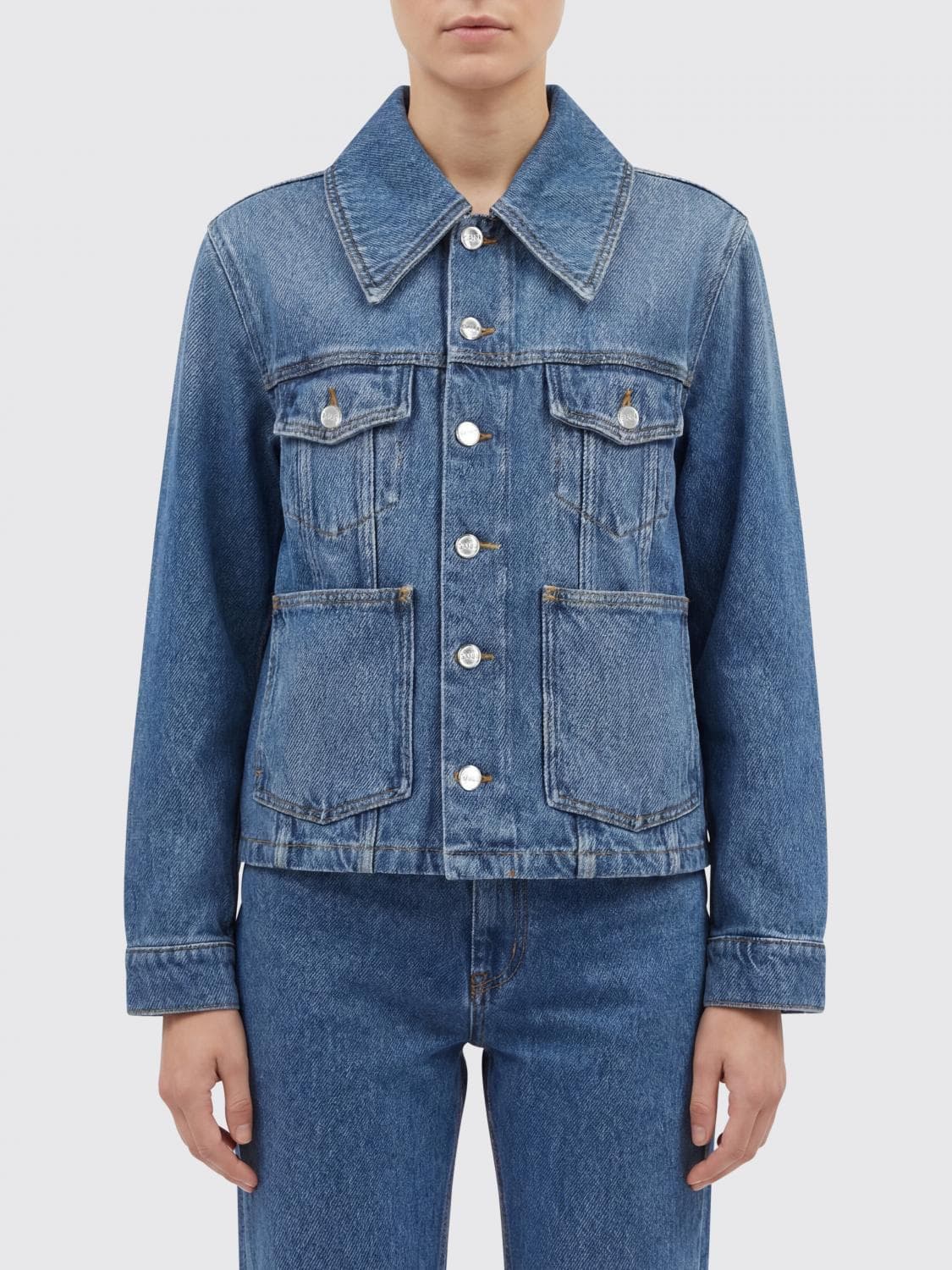 Ganni Organic Cotton Denim Jacket
