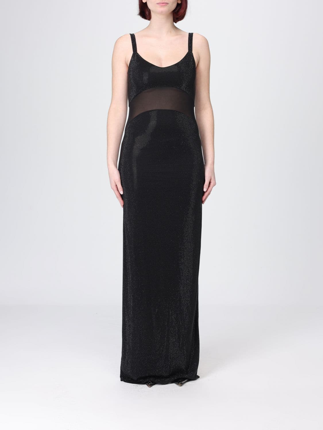 Twenty Fourhaitch All-Over Rhinestone Dress